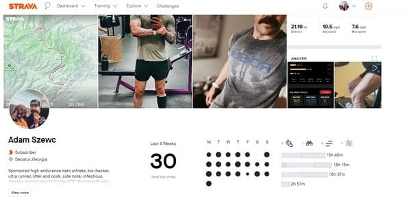 Before and after weight loss transformation showing significant change.