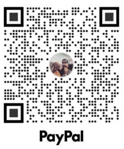 QR code for PayPal transaction.